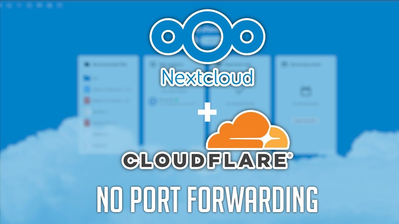 NextCloud Without Port Forwarding via CloudFlare Tunnels