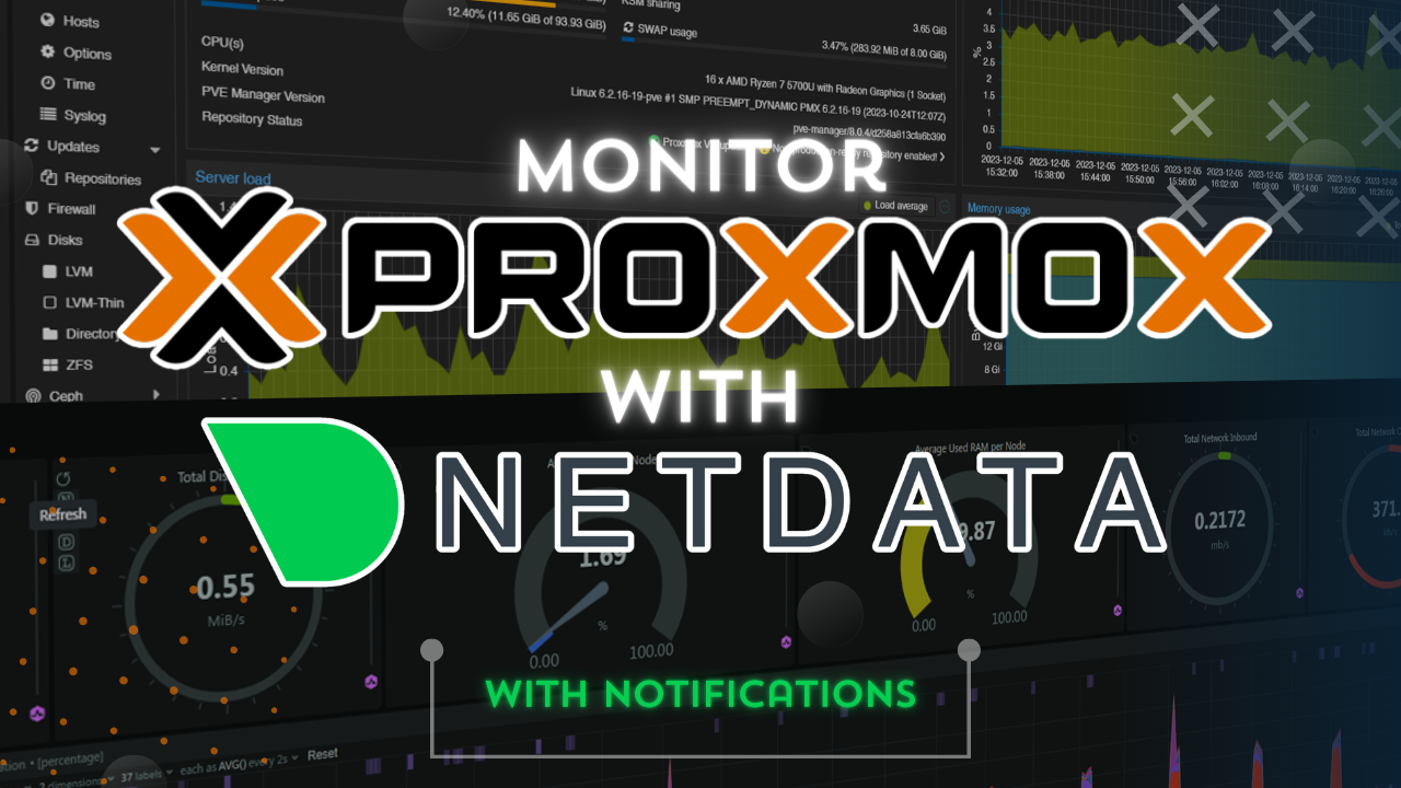 Proxmox + NetData for Better Insights and Notifications