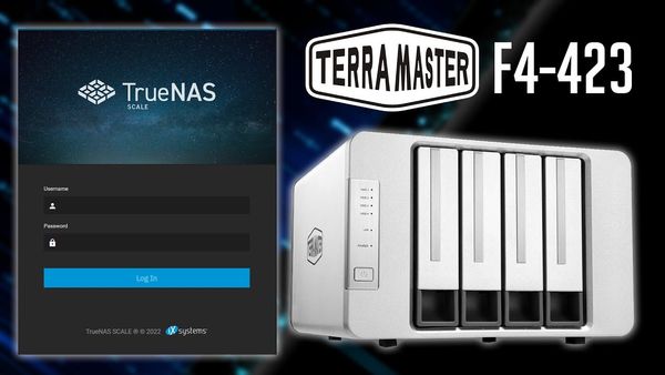 How I Installed TrueNAS Scale on a TerraMaster F4-423