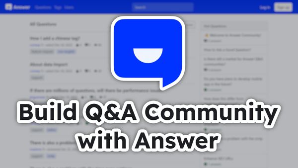 Build Q&A Community with Answer